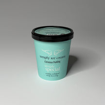 Regular (500ml) Christmas Pudding Ice Cream from Simply Ice Cream, photographed on a neutral background — ideal for dessert lovers in North London.